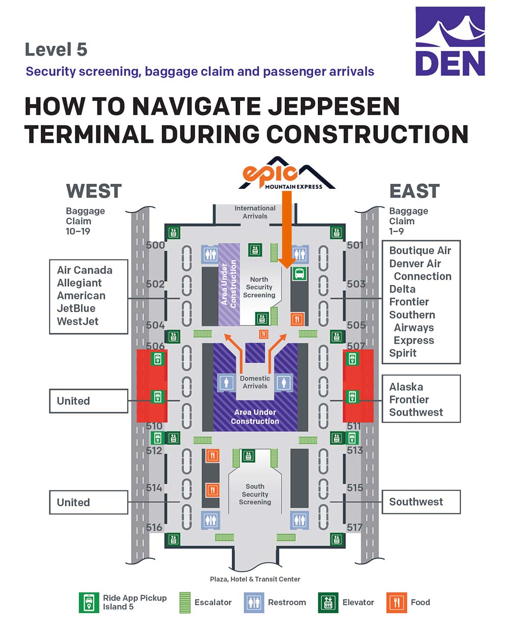 Jeppesen Terminal in DIA/ DEN Airport