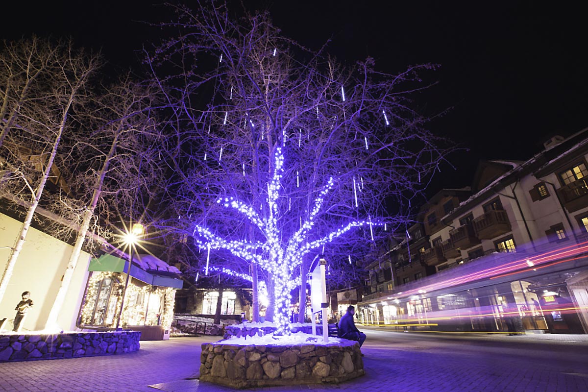 Vail Village holiday lights